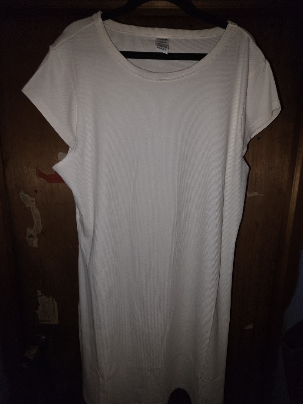 PINK Victoria's Secret White Short-Sleeve Mini Dress